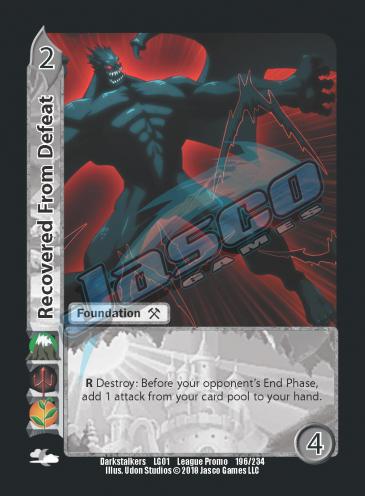 Recovered from Defeat FOIL